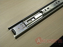 Prowadnica PK04 dł 55 cm ocynk biały, 100%  wysuw, 45kg - Gamet