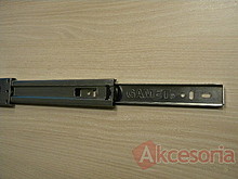 Prowadnica PK04 dł 55 cm ocynk biały, 100%  wysuw, 45kg - Gamet