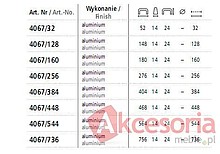 Uchwyt Aluminiowy 4067 dł. 564 mm - Schwinn