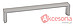 Uchwyt Mat Chrom 2389 dł. 168 mm
