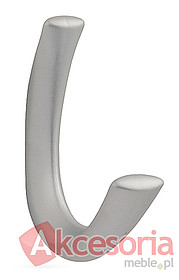 Wieszak do szaf metal - mat chrom 2345 dł. 51 mm - Schwinn