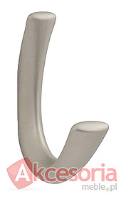 Wieszak do szaf metal - mat nikiel 2345 dł. 51 mm - Schwinn