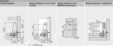 Szuflady Szuflada TANDEMBOX ANTARO z hamulcem / wys. M=83 mm / dł. 50 cm / 30 kg / szary - Blum