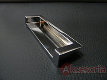 Uchwyt wpuszczany  UN50 128 mm Chrom połysk - Gamet