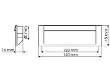 Uchwyt ZnAl UN63 128 mm Nikiel Satynowy(W) - Gamet