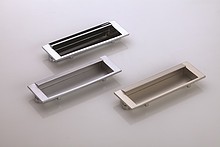 Uchwyt wpuszczany UN63 - chrom satynowy / rozstaw 128 mm - Gamet
