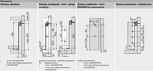 Szuflady Szuflada METABOX / wys. H=150 mm / dł. 40 cm / 25 kg / wysuw 75% / szary - Blum