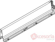 Szuflady Bok lewy TANDEMBOX ANTARO / wys. M=83 mm / dł. 27 cm / szary - Blum