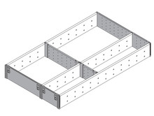 Organizacja szuflad Wkład na sztućce robocze ORGA-LINE do Tandembox Space Corner - inox / 29.1x50 cm  - Blum