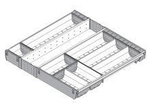 Organizery kuchenne Wkład na sztućce ORGA-LINE do Tandembox - inox / 60x50 cm - Blum