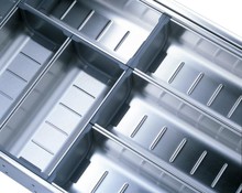 Organizery kuchenne Wkład uniwersalny ORGA-LINE do Tandembox - inox / 80x50 cm  - Blum