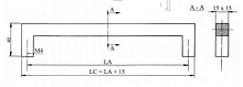 Reling Fennel 65.0684, Rozstaw 160 mm, Stal Szlachetna - Fennel