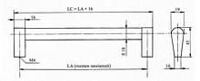 Reling Fennel 65.0757, Rozstaw 320 mm, Stal Szlachetna - Fennel