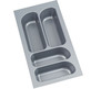 FUTURA Wkład Do Szuflad 30L 440-490mm x 200-240mm Srebrny