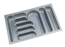 FUTURA Wkład Do Szuflad 80L 440-490mm x 710-750mm Srebrny - Agoform