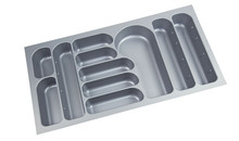 FUTURA Wkład Do Szuflad 90L 440-490mm x 800-840mm Srebrny - Agoform