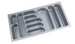 FUTURA Wkład Do Szuflad 90L 440-490mm x 800-840mm Srebrny