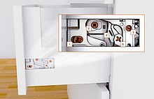 Tandembox INTIVO Boki Do Wys.L=198mm dł.40cm Jedwabiście-białe - Blum