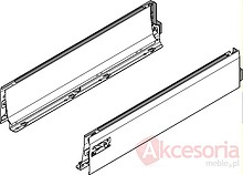 Tandembox INTIVO Boki Do Wys.L=198mm dł.40cm Jedwabiście-białe - Blum