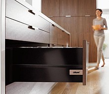 Szuflady Tandembox INTIVO Boki Do Wys.L=198mm dł.55cm Brunatnoczarne - Blum