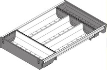 Organizacja szuflad Wkład na sztućce ORGA-LINE do Tandembox - inox / 28x45 cm - Blum