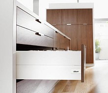 TANDEMBOX Intivo, BOXCAP do dł. 400mm, Jedwabiście Biały - Blum
