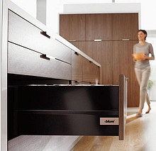 TANDEMBOX Intivo, BOXCAP do dł. 500mm, Brunatno-Czarny - Blum