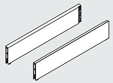TANDEMBOX Intivo, BOXCAP do dł. 500mm, Brunatno-Czarny - Blum