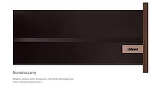 TANDEMBOX Intivo, BOXCAP do dł. 500mm, Brunatno-Czarny - Blum