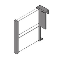 Organizacja szuflad Przegródka ORGA-LINE do listwy Z40L - inox / 10x11 cm - Blum