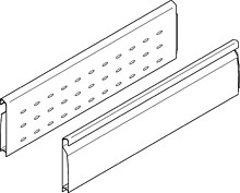 TANDEMBOX plus - BOXSIDE Z37H H=131mm Do Dł.60cm Szary - Blum