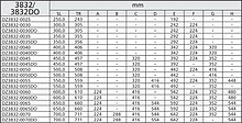 Prowadnica kulkowa 3832DO 70cm 45kg 100%wysuw Accuride - Accuride