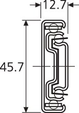 Prowadnica kulkowa 3832DO 70cm 45kg 100%wysuw Accuride - Accuride