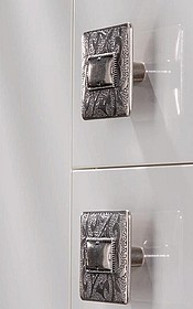 Uchwyt 2006-91 Z Kolekcji Herkules, Stare Srebro Rozstaw 32mm - Siro