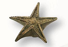 Gałka Rozgwiazda H082-50 Z Kolekcji Venezia Stary Mosiądz - Siro