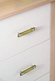 Uchwyt LINOSELLI GLASEFFEKT 8119-126 - zielony / rozstaw 96 mm - Siro