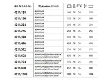 Uchwyt Aluminiowy 4211 dł. 332 mm(W) - Schwinn