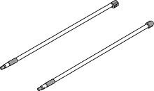 Tandembox plus K/M/N - Relingi Do Prowadnicy dł.500mm Szary - Blum