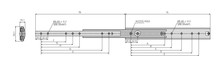 Prowadnice do szuflad Prowadnica kulkowa DZ5321 / dł. 30 cm / 120 kg / wysuw ponad 100%  - Accuride