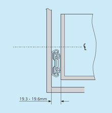 Prowadnice do szuflad Prowadnica kulkowa DZ5321 / dł. 30 cm / 120 kg / wysuw ponad 100%  - Accuride