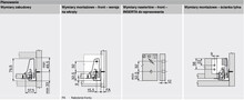 Szuflady Szuflada TANDEMBOX ANTARO z hamulcem / wys. N=68 mm / dł. 50 cm / 30 kg / szary - Blum