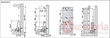 Tandembox Wys.D(M+2R)=198mm Głęb.55cm 30kg SZARA Hamulec - Blum