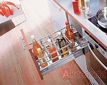 Tandembox Wys.D(M+2R)=198mm Głęb.55cm 30kg SZARA Hamulec - Blum