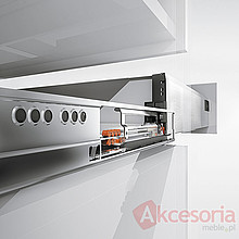 Tandembox Wys.D(M+2R)=198mm Głęb.55cm 30kg SZARA Hamulec - Blum