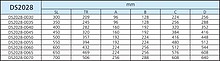 Prowadnice nierdzewne Prowadnica kulkowa nierdzewna DS2028 / dł. 60 cm / 45 kg / wysuw 75% - Accuride