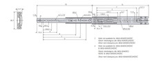 Prowadnice do szuflad Prowadnica kulkowa DZ3832-HDSC / dł. 35 cm / 45 kg / wysuw 100% / samodomyk - Accuride