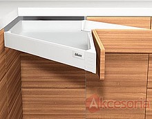 Szuflady Tandembox ANTARO- Okucia SYNCROMOTION SZARE Do Szuflady M - Blum