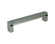 Reling RU08 Chrom aluminium naturalne Rozstaw 128 mm - Gamet