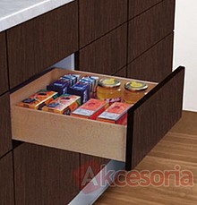 Prowadnica Kryta PUSH  35cm Wys. Częściowy - Salice