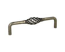 Uchwyt stalowy UC01 Nikiel Patynowany Rozstaw 128mm(W) - Gamet